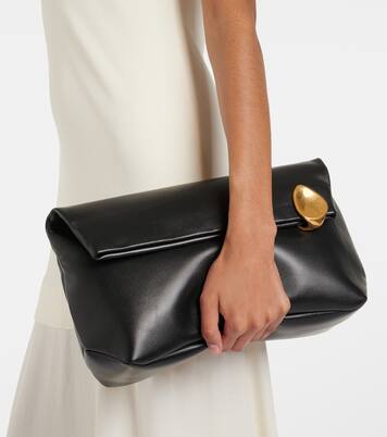 Pochette Jewel Zip Small en cuir | Jil Sander
