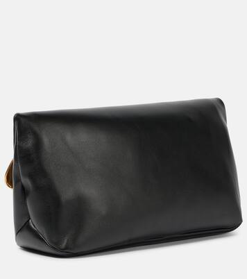 Pochette Jewel Zip Small en cuir | Jil Sander
