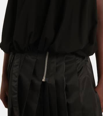 Top plisado de algodón | Noir Kei Ninomiya