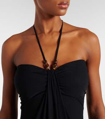 Badeanzug Wylie Drape Halter | Zimmermann