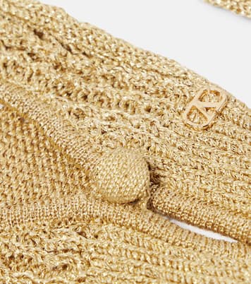 Knitted fingerless gloves | Valentino Garavani