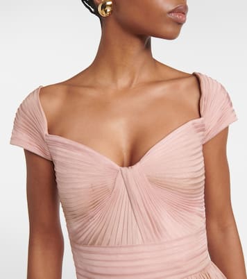 Abito lungo in chiffon di seta | Elie Saab