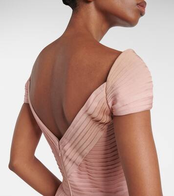 Abito lungo in chiffon di seta | Elie Saab