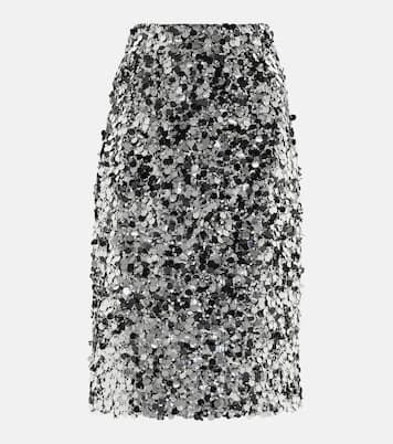Jupe midi à sequins | Dolce&Gabbana