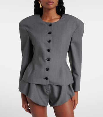 Wool and silk blazer | Magda Butrym