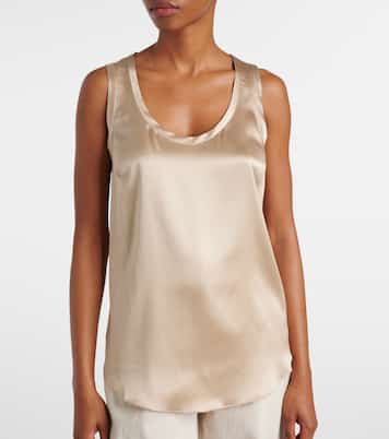 Blusa in misto seta | Brunello Cucinelli