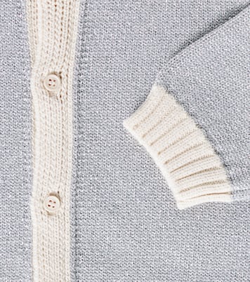 Baby - Cardigan lamé di misto cotone | Tinycottons