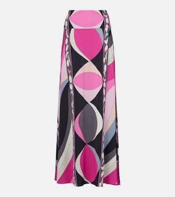 Gonna lunga Marmo in jersey | Pucci