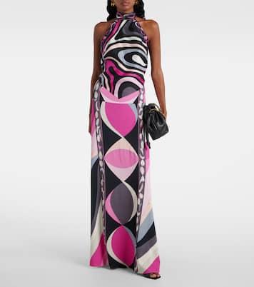 Gonna lunga Marmo in jersey | Pucci