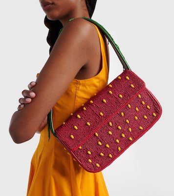 Tommy beaded shoulder bag | Staud