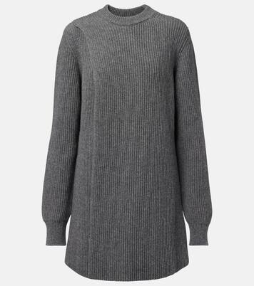 Pulloverkleid aus Rippstrick | Jil Sander