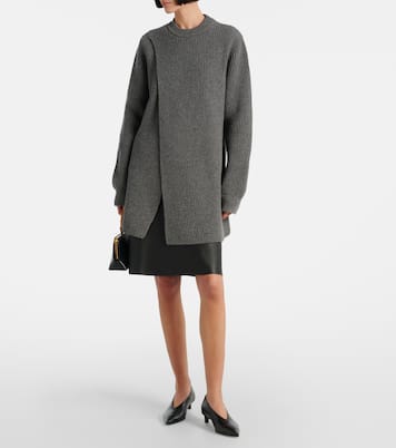 Pulloverkleid aus Rippstrick | Jil Sander