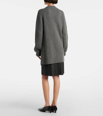 Pulloverkleid aus Rippstrick | Jil Sander