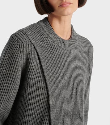 Pulloverkleid aus Rippstrick | Jil Sander