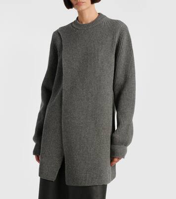 Pulloverkleid aus Rippstrick | Jil Sander