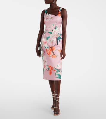 Abito midi Larissa in raso | Leo Lin