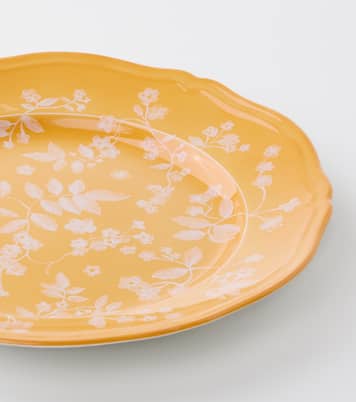 Plato llano de porcelana floral por Ginori 1735 | Cabana