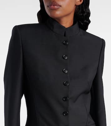 Wool and mohair blazer | McQueen