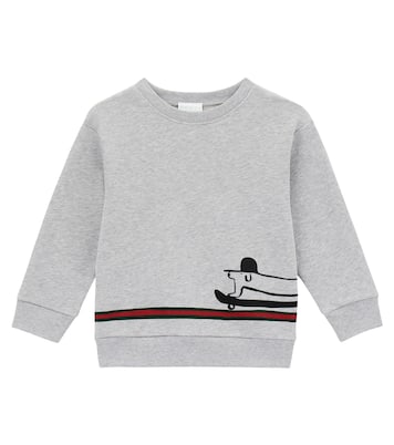 x Euan Roberts printed cotton fleece sweatshirt | Gucci Kids