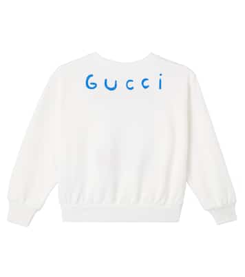 X Euan Roberts – Sweat-shirt brodé en coton | Gucci Kids