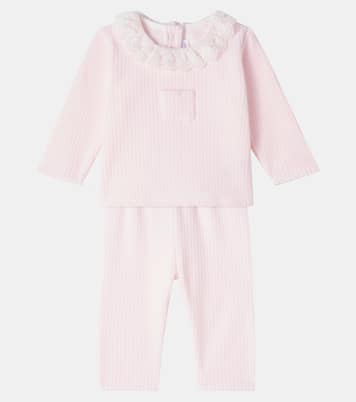 Baby cotton-blend sweater and pants set | Tartine et Chocolat