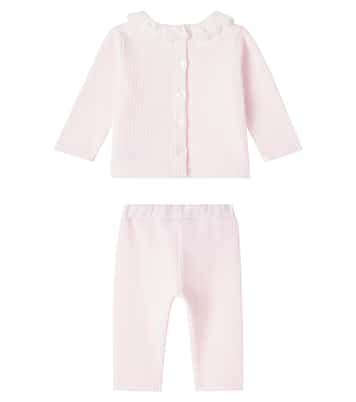 Baby cotton-blend sweater and pants set | Tartine et Chocolat