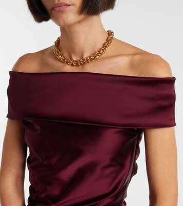Opaco off-shoulder maxi dress | Max Mara