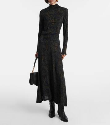 Paola printed jersey maxi skirt | Ulla Johnson