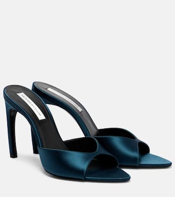 Pantoletten Harlow 100 aus Satin | Victoria Beckham