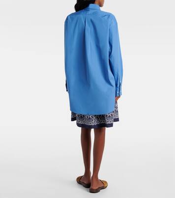Cotton poplin shirt | Miu Miu