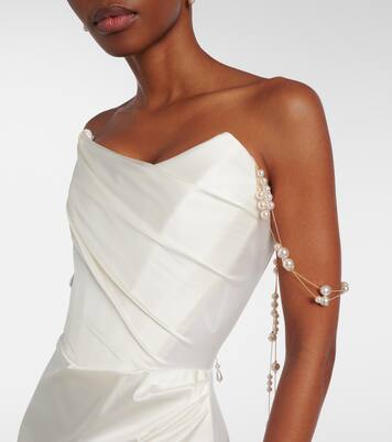 Bridal Robe Charmer mit Zierperlen | Vivienne Westwood