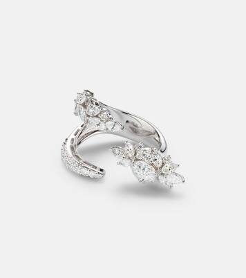 Y-Not 18kt white gold ring with diamonds | Yeprem