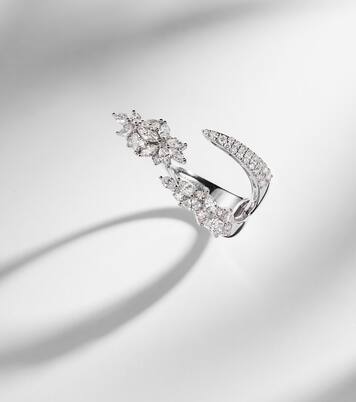 Y-Not 18kt white gold ring with diamonds | Yeprem