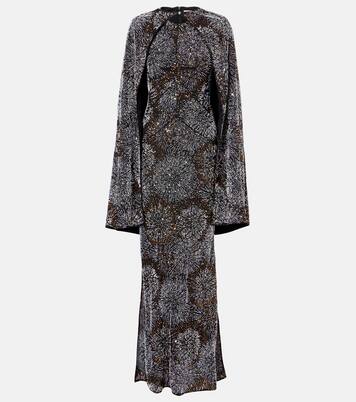 Embellished caped gown | Rabanne