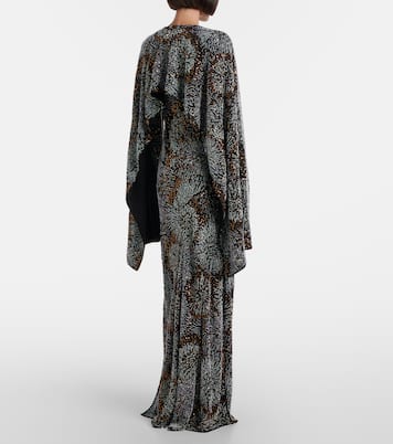 Embellished caped gown | Rabanne