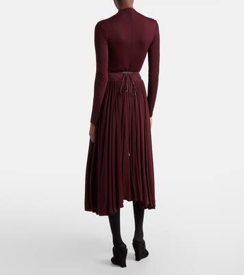 Gathered midi dress | Alaïa
