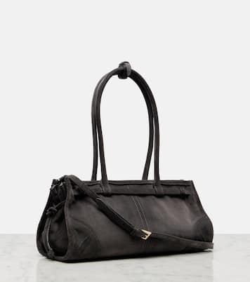 Prada Bonnie Medium suede shoulder bag | Prada