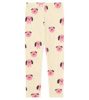 Leggings Doggies en mezcla de algodón estampados | Mini Rodini
