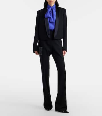 Silk-trimmed wool blazer | Tom Ford