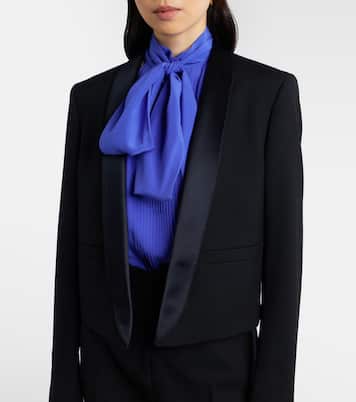 Silk-trimmed wool blazer | Tom Ford
