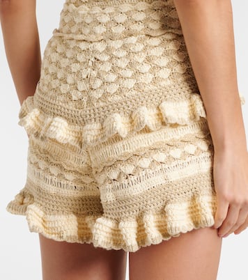 Wanderlust crochet tiered shorts | Zimmermann