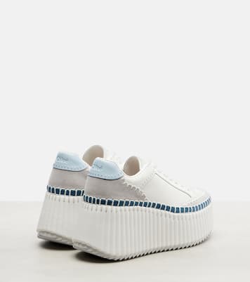 Plateau-Sneakers Nama aus Leder | Chloé