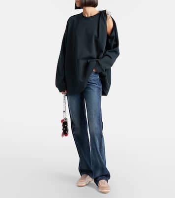 Embellished cotton jersey T-shirt | Area