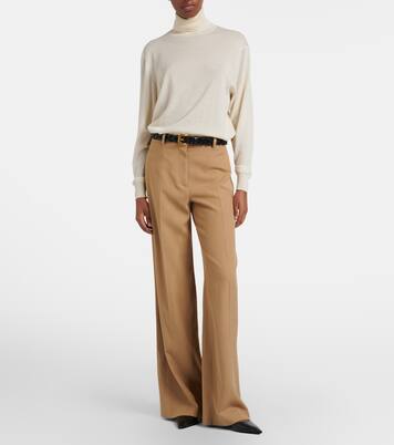 Dender silk wide-leg pants | The Row