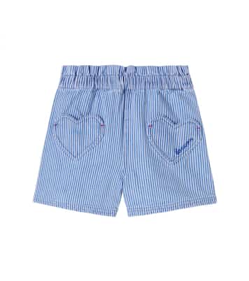 Melanie striped cotton Bermuda shorts | Bonton