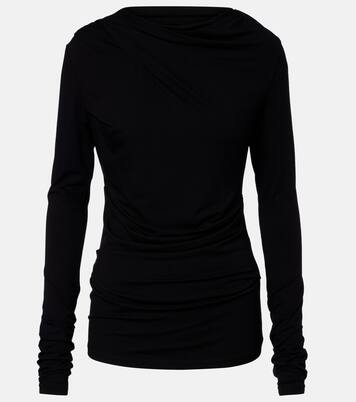Draped jersey top | Entire Studios