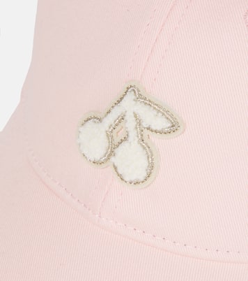 Lyna bow-detail cotton baseball cap | Bonpoint