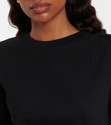 Camiseta de algodón fruncida | Róhe