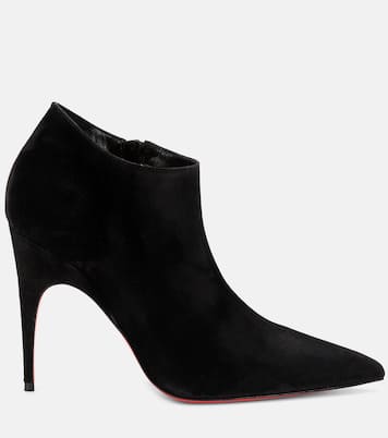 Gorgona 100 suede ankle boots | Christian Louboutin