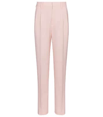 High-Rise-Hose Julien aus Wolle | Stella McCartney